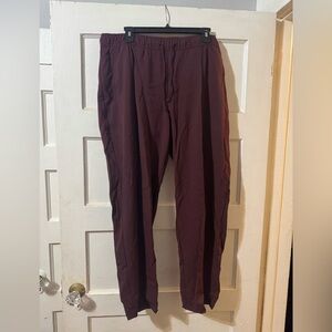 Old Navy Women's Maroon Billie Trousers